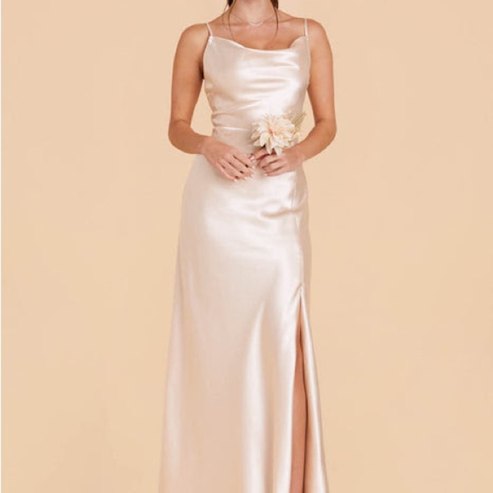Elegant Satin Evening Gown